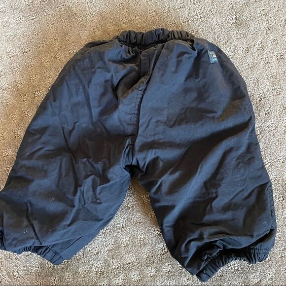 REI Baby Black Fleece Lined Snow Pants Size 12 Months - Picture 7 of 8